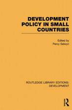 Development Policy in Small Countries