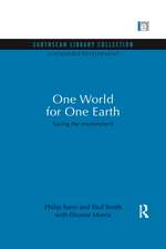 One World for One Earth: Saving the environment