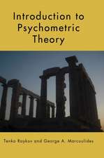 Introduction to Psychometric Theory