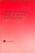 Language and History in Adorno's Notes to Literature