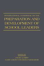 International Handbook on the Preparation and Development of School Leaders