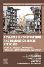 Advances in Construction and Demolition Waste Recycling