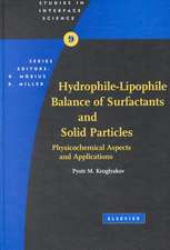 Hydrophile - Lipophile Balance of Surfactants and Solid Particles: Physicochemical Aspects and Applications