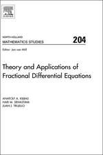 Theory and Applications of Fractional Differential Equations