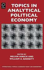 Topics in Analytical Political Economy