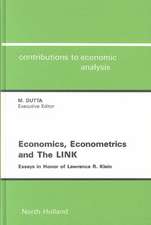 Economics, Econometrics and the Link: Essays in Honor of Lawrence R. Klein