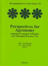 Perspectives for Agronomy: Adopting Ecological Principles and Managing Resource Use