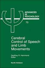 Cerebral Control of Speech and Limb Movements