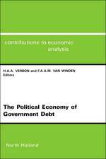 Political Economy of Government Debt – Symposium : Revised Papers