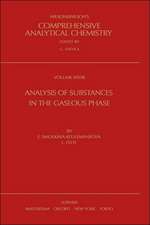 Analysis of Substances in the Gaseous Phase