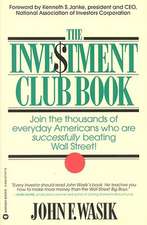 The Investment Club Book