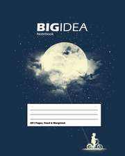 Big Idea School, Write-in, Composition, Large Size 8 x 10 In, Notebook (Navy Blue)