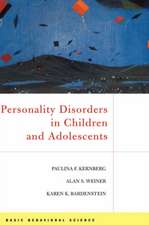 Personality Disorders In Children And Adolescents