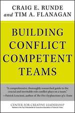 Building Conflict Competent Teams