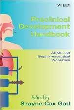 Preclinical Development Handbook – ADME and Biopharmaceutical Properties