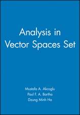 Analysis in Vector Spaces Set