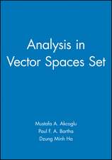 Analysis in Vector Spaces & Solutions Manual Set