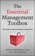 The Essential Management Toolbox – Tools, Models and Notes for Managers and Consultants