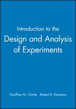 Introduction to the Design and Analysis of Experiments