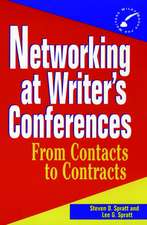 Networking at Writer′s Conferences – From Contacts to Contracts