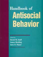 Handbook of Antisocial Behaviour