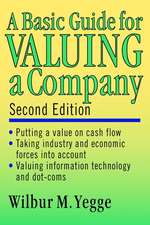 A Basic Guide for Valuing a Company 2e