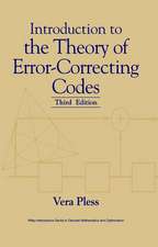 Introduction to the Theory of Error–Correcting Codes 3e