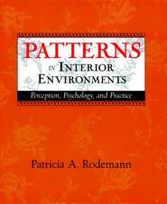 Patterns in Interior Environments – Perception, Psychology & Practice