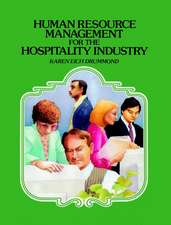 Human Resource Management for the Hospitality Indu