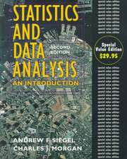 Statistics and Data Analysis: An Introduction