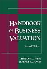 Handbook of Business Valuation, 2nd Edition