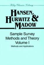 Sample Survey Methods and Theory V1