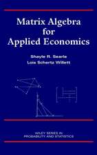 Matrix Algebra for Applied Economics