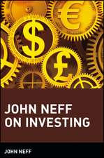 John Neff On Investing