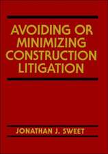 Avoiding Or Minimizing Construction Litigation