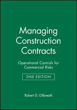 Managing Construction Contracts