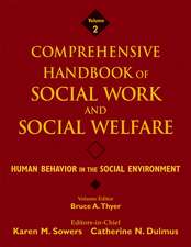 Comprehensive Handbook of Social Work and Social Welfare – Human Behavior in the Social Environment V2