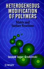 Heterogeneous Modification of Polymers – Matrix & Surface Reactions