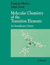 Molecular Chemistry of the Transition Elements – An Introductory Course