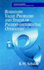 Boundary Value Problems & Singular Pseudo–Differential Operators