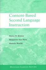 Content-Based Second Language Instruction: Michigan Classics Edition