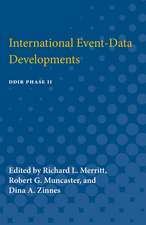 International Event-Data Developments: DDIR Phase II