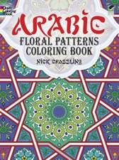 Arabic Floral Patterns Coloring Book