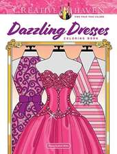 Creative Haven Dazzling Dresses Coloring Book