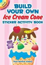 Build Your Own Ice Cream Cone Sticker Activity Book