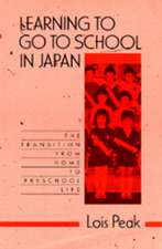 Learning to go to School in Japan – The Transition from Home to Preschool Life (Paper)