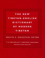 The New Tibetan – English Dictionary of Modern Tibetan