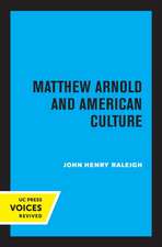 Matthew Arnold and American Culture