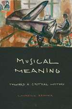 Musical Meaning – Toward a Critical History