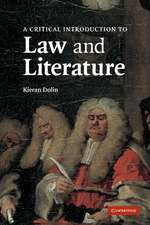 A Critical Introduction to Law and Literature